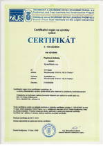 Certifikát na výrobu papírových briket